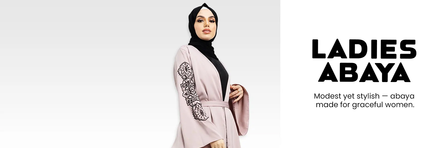 Ladies Abaya Web Banner's